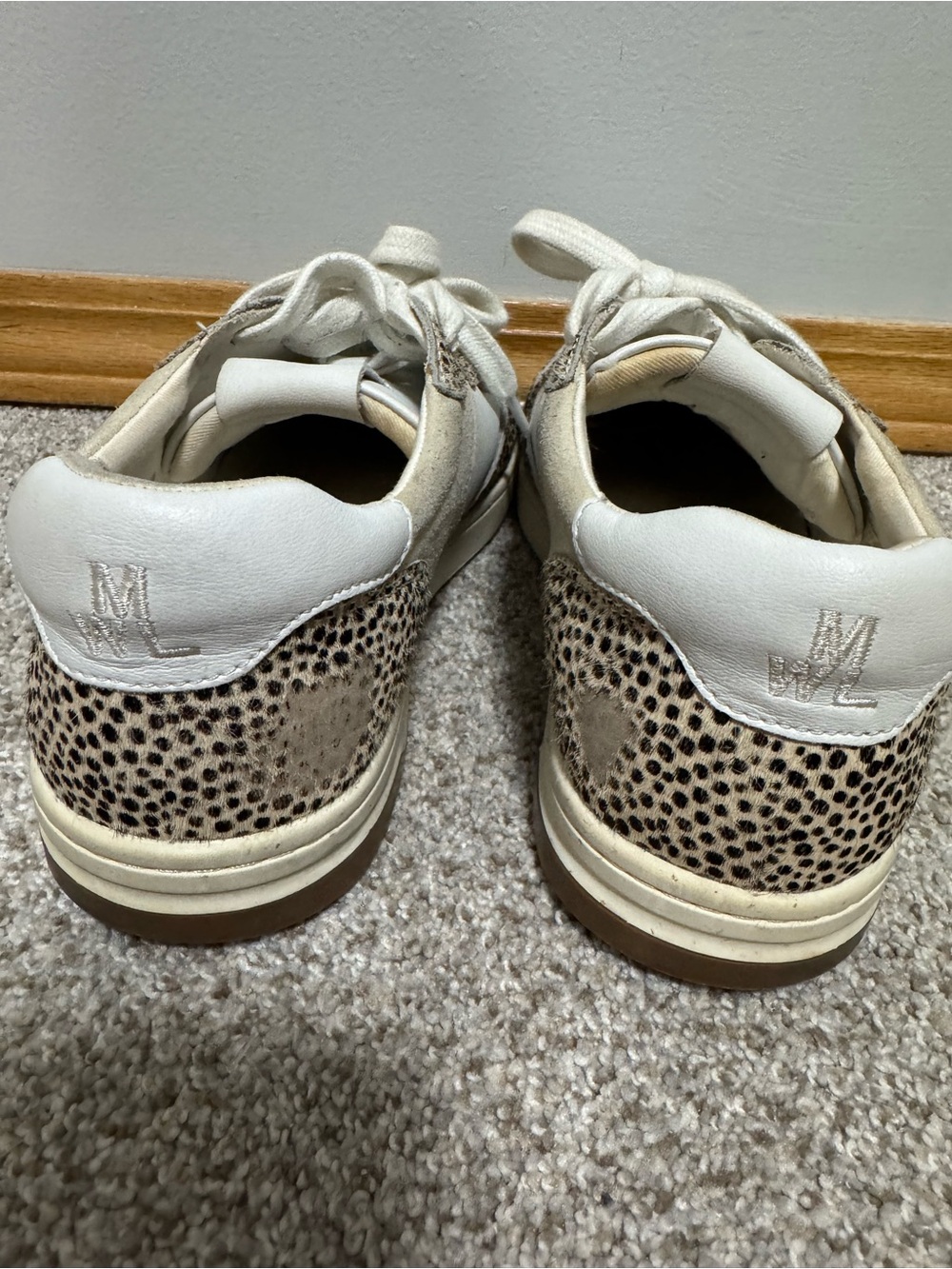 Madewell court sneakers in spotted calf hair - Picture 6 of 10